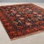 Antique Handmade Heavy Knot Wool Peshawar Rug For Sale - Image 10 of 10