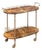 Italian Two-Tiered Drinks Cart by Aldo Tura For Sale