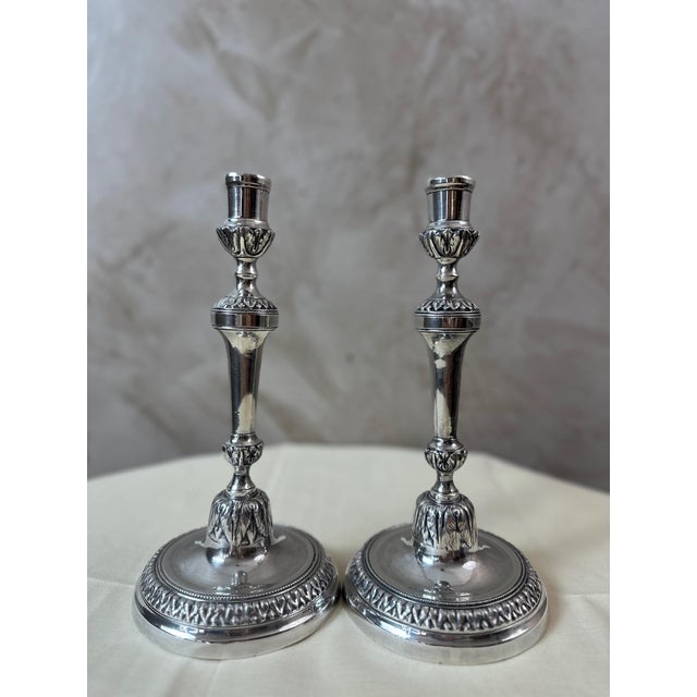 Candlesticks, 1890s, Set of 2 For Sale - Image 6 of 12