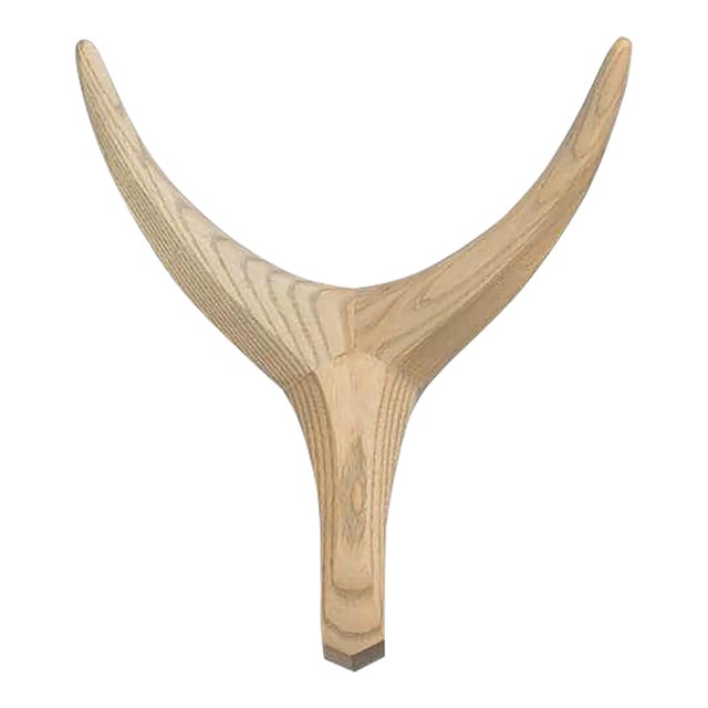 Large Nguni Head Animal Head Wall Sculpture, Grey For Sale