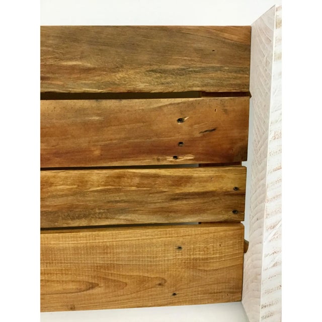 Custom Design Reclaimed Wood Serving Tray For Sale - Image 12 of 12