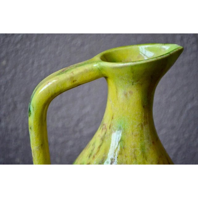 Orange Ceramic Pitchers from Poitiers D'accolay, Set of 2 For Sale - Image 8 of 15