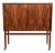Mid-Century Rosewood Bar with Roller Doors, Denmark, 1960s For Sale