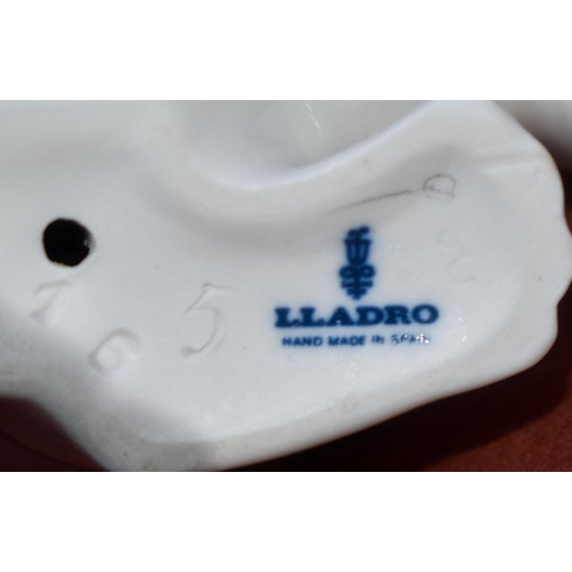 Vintage Lladro Porcelain Beagle Puppy Dog Figurine Grey White Glossy Spain Retir For Sale - Image 15 of 15