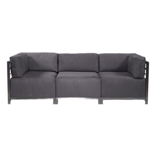 Axis 3pc Sectional Regency Gray Titanium Frame For Sale