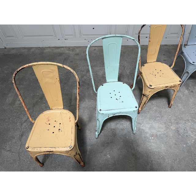 Vintage Tolix Chairs, 1960s, Set of 5 For Sale - Image 6 of 10