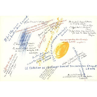 Jean Rene Bazaine, Composition-VI-VII-197, 1972 Lithograph For Sale
