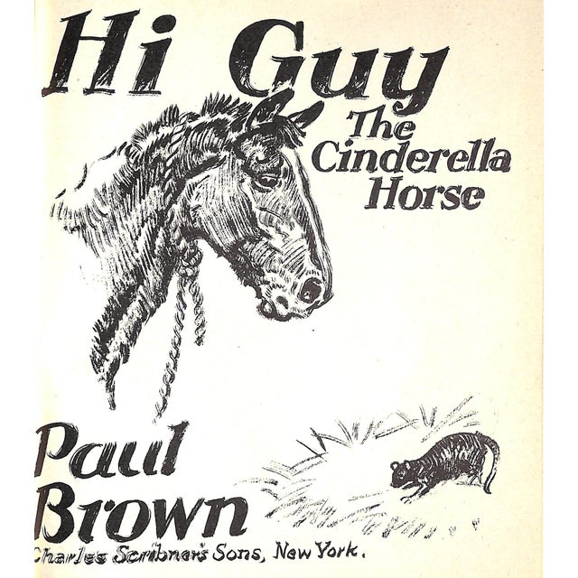 1940s Original 1944 Pencil Drawing From Hi, Guy! The Cinderella Horse by Paul Brown 6 For Sale - Image 5 of 6