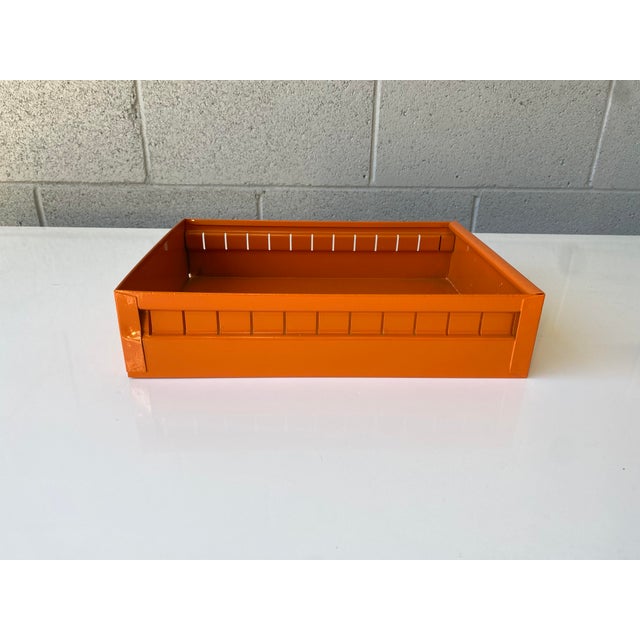 Mid Century Steel Drawer Insert, Repurposed as Organizer / Container ...