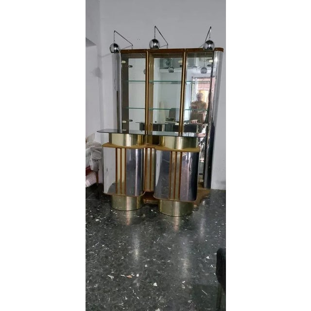 Silver Mobile Bar, 1970s, Set of 3 For Sale - Image 8 of 13