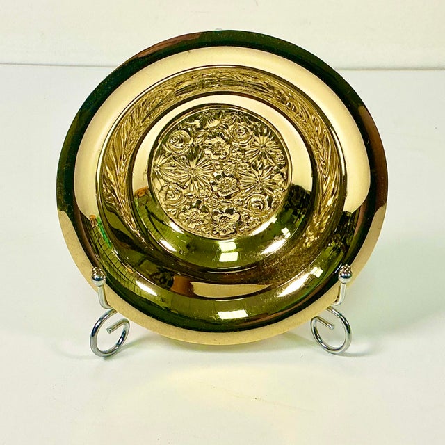 Mid 20th Century Hollywood Regency Chippendale Gold-Plated Candy Dish. For Sale - Image 10 of 10