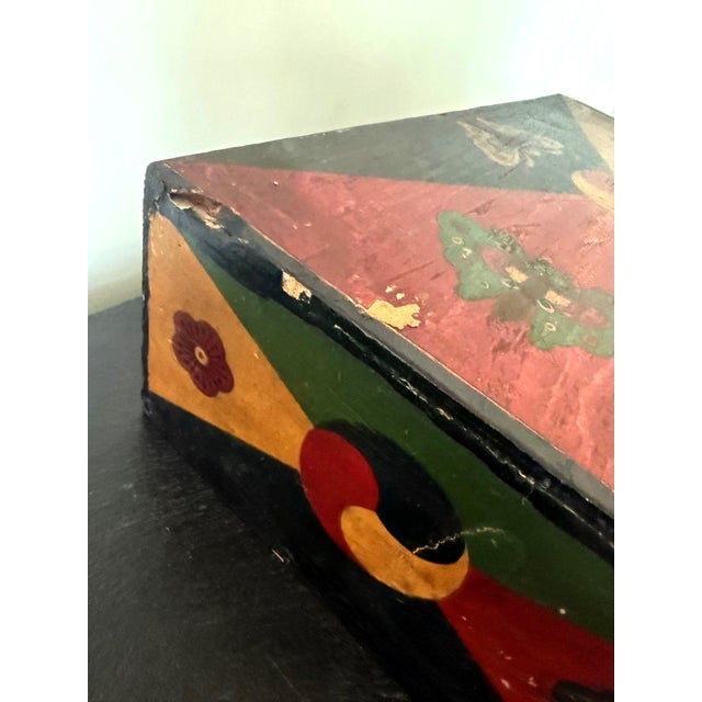 A set of three stackable nesting sewing boxes covered in colored Hanji paper. Known as Jijang Samhap, these boxes were...