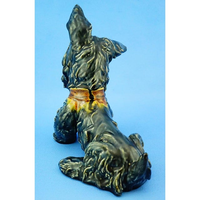20th Century Ceramic Scottish Terrier Scottie Dog Sculpture by Ida Meisinger for Goldscheider For Sale - Image 4 of 18