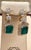 Hydro Emerald Cut Emerald, 7Ct VS Diamond Dangle/Drop Earrings 18 Kt Gold For Sale In New York - Image 6 of 18