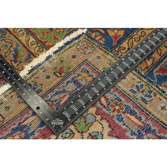 Early 20th Century Antique-Worn Turkish Sparta Rug - 08'10 X 17'09 For Sale - Image 5 of 8