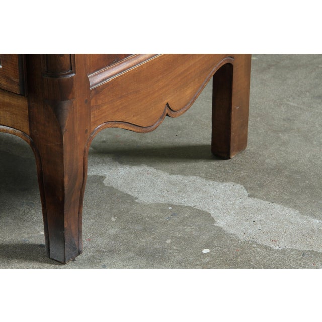 Vintage 18th Century French Provençal Louis XVI Walnut Commode For Sale - Image 9 of 16