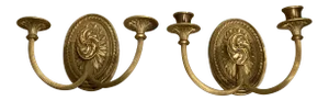 1900s Caldwell Gilt Bronze Sconces - a Pair