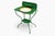 1950s Vintage Green Metal Washstand with Enamel Basin, 1950s For Sale - Image 5 of 8