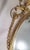 Gold Share Vintage Italian 20th C Carved Wood Parcel Gilt & Silver Oval Wall Mirror For Sale - Image 8 of 15