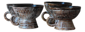 Ceramic Bowls by Jacques Pouchain for the Dieulefit Workshop, 1950s, Set of 4