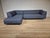 Set of Corner Sofa with Ottoman in Grey from Leolux For Sale - Image 14 of 16