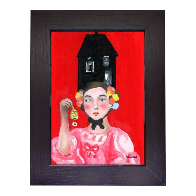 Beekeepers Daughter, Inseparable II Mid Century Modern Portrait by Alexandra Swistak For Sale