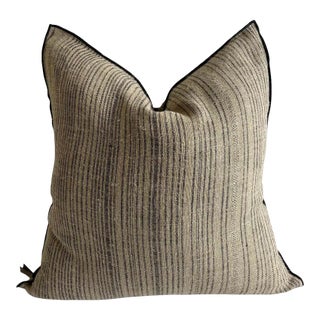 Rustique Zance French Linen Accent Pillow With Insert For Sale