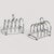 Silver Silver Toast Racks Chester, 1904, Set of 2 For Sale - Image 8 of 8
