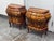 Design Plus Gallery presents a Pair of Olive Wood Nightstands These are delightful bombe like chest with two shapely...