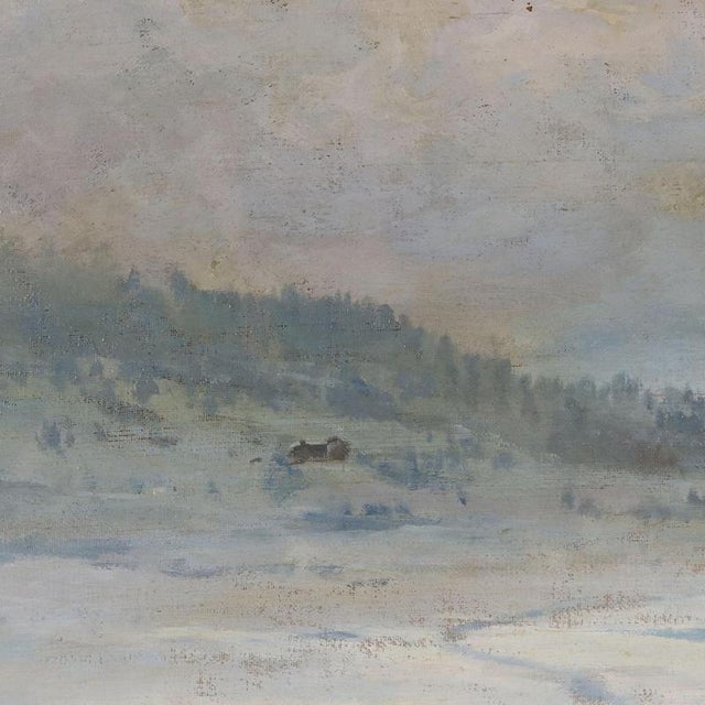 Leonardo Wheel, Landscape Composition, Oil on Canvas For Sale - Image 8 of 13