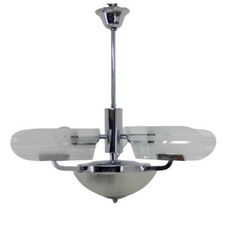Art Deco Chandelier, Czechoslovakia, 1930s For Sale