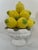 Mid 20th Century Vintage Majolica Lemon Topiary on Pedestal Bowl From Portugal For Sale - Image 5 of 16