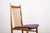 Large Danish Teak and Fabric Dining Chairs in the style of Arne Vodder, 1960s, Set of 4 For Sale - Image 4 of 13