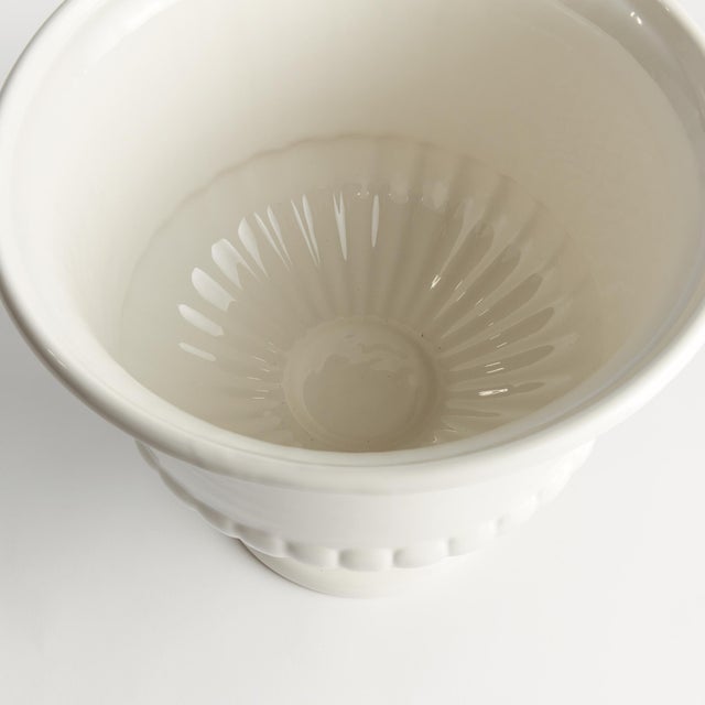 Italian Mirabelle Decorative Pedestal Bowl Large For Sale - Image 3 of 8