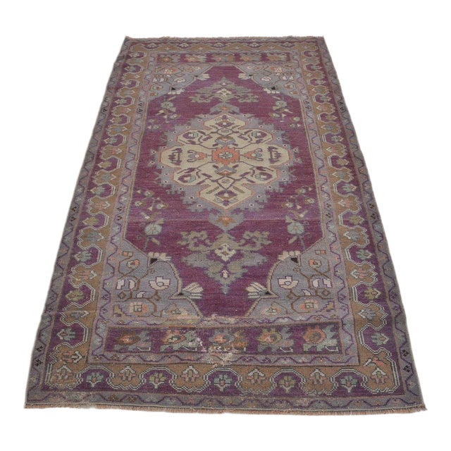 Vintage Anatolian Handknotted Rug For Sale
