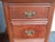 Tall Narrow Queen Anne Burl Walnut Nightstands End Bedside Tables a Pair 6659 For Sale - Image 16 of 18