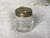 Antique Glass Inkwell Bottle With Brass Hinged Lid For Sale - Image 13 of 13