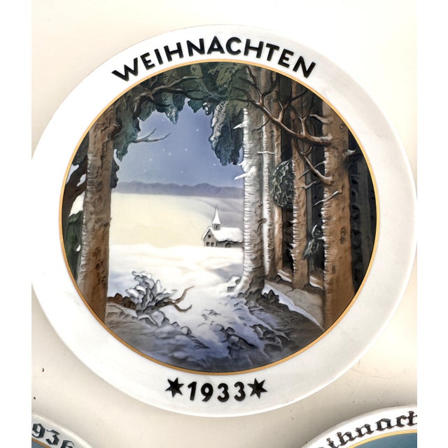 Ceramic Ceramic Christmas Wall Plates from Rosenthal, 1932-1943, Set of 11 For Sale - Image 7 of 18
