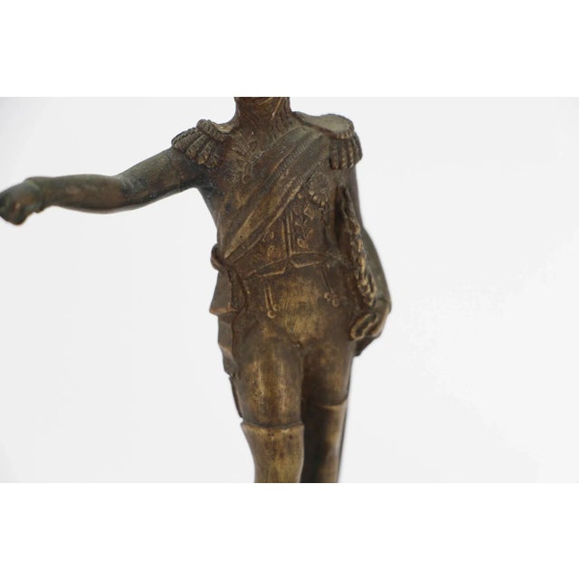 French 19th Century Young Napoleon Bronze Figurine, French For Sale - Image 3 of 13