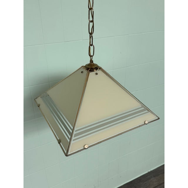 Italian Hollywood Regency Style Pendant, 1980s For Sale - Image 6 of 18