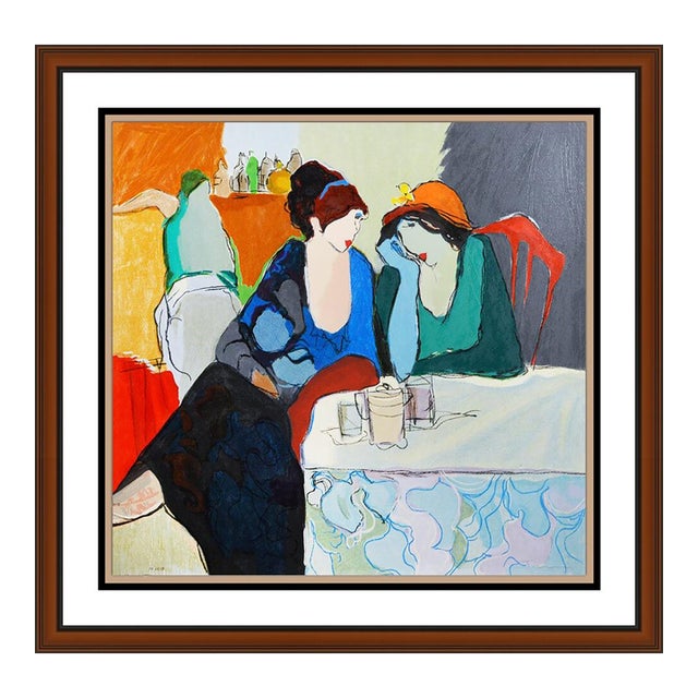 Late 20th Century Two For Chat, Itzchak Tarkay For Sale