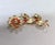 Vintage 1950s Signed Kramer Ny Faux-Citrine Flower Brooch For Sale In Philadelphia - Image 6 of 9