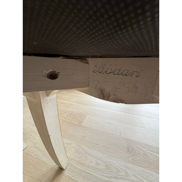 Chinoiserie Jacques Bodart Louis XV Style Chairs With Hand-Painted Cane, a Pair For Sale - Image 3 of 9