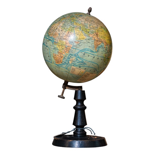 Antique Globe from J. Forest, 1890s For Sale