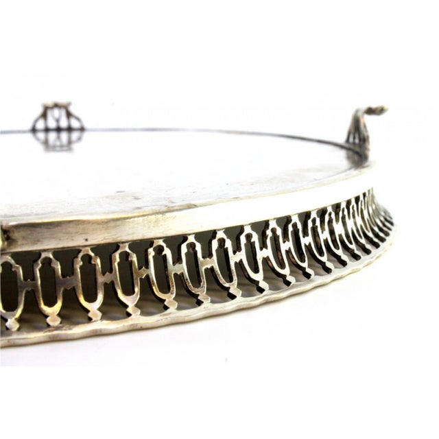 Silver Ticket Booth with Grid For Sale - Image 6 of 8