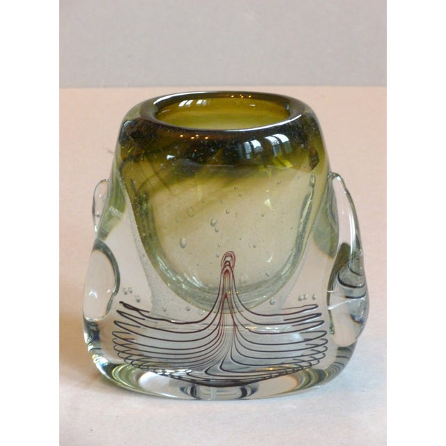 Art Glass Vase by Adam Jablonski, 1990s For Sale - Image 8 of 8