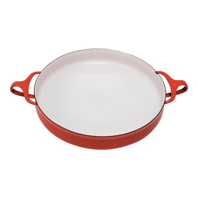Red Mid Century Dansk Kobenstyle Medium Paella Pan Chairish