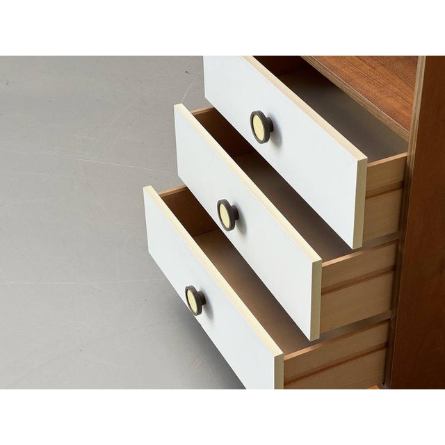 Mid-Century Modern Tall Cabinet with Drawers, 1960s For Sale - Image 12 of 17