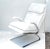 Saporiti Italia Pair of Saporiti Style Cantilever Lounge Chair Off White Bouclé Upholstery 1980 For Sale - Image 4 of 13