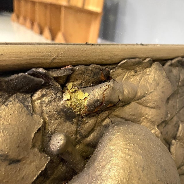 Modern Italian Square Wall Mirror Foam Rubber Frame with Eyes Decorations, 1980s For Sale - Image 14 of 15